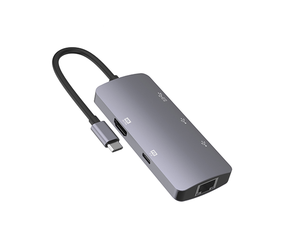 type-c转HDMI+RJ45+TYPE-C